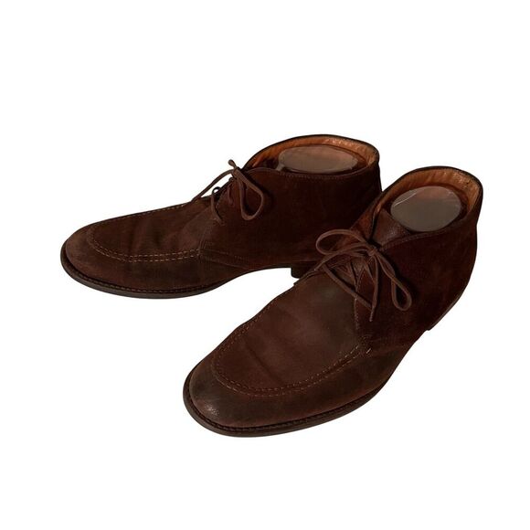 Johnston & Murphy Dark Brown Suede Ankle Boots Men Sz. 9.5M (20-0839) Lace-Up - Picture 13 of 14